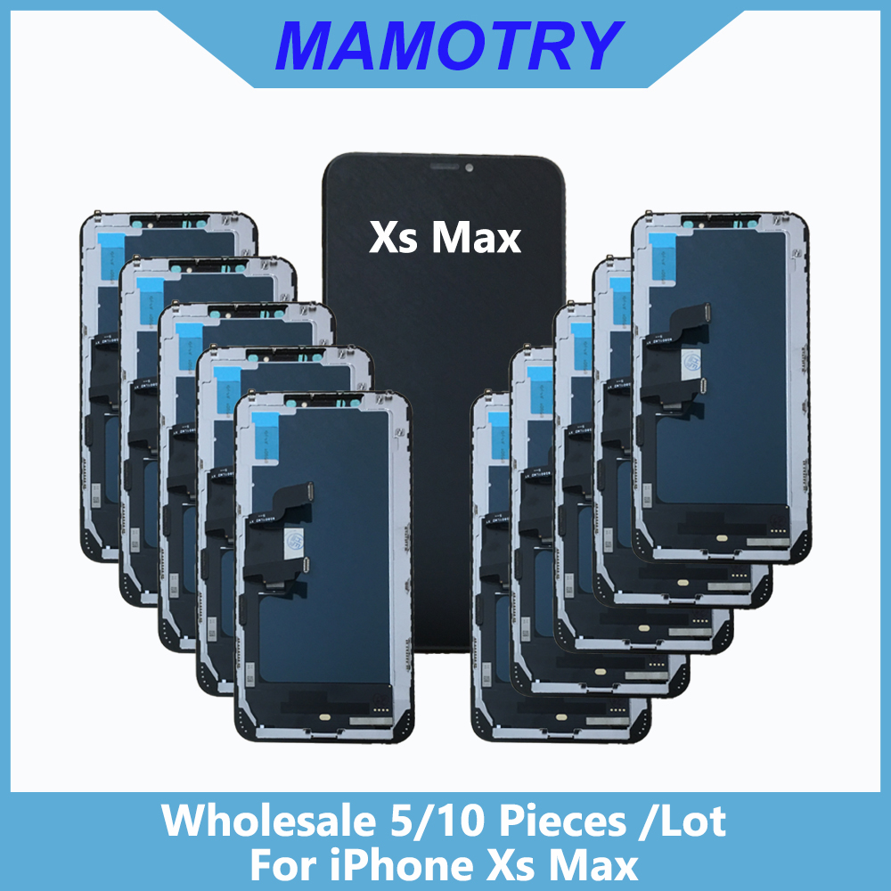卸売 5/10 ピース/ロット 100% テスト済み iPhone Xs 最大スクリーン Lcd ディスプレイとタッチアセンブリ A1921 A2101 A2102