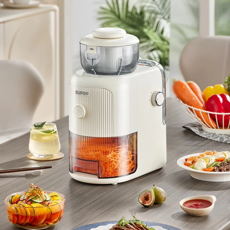 野菜を切るための電動野菜カッター、キッチン家庭用多機能おろし金、シュレッダー、ポテト千切りスライサー