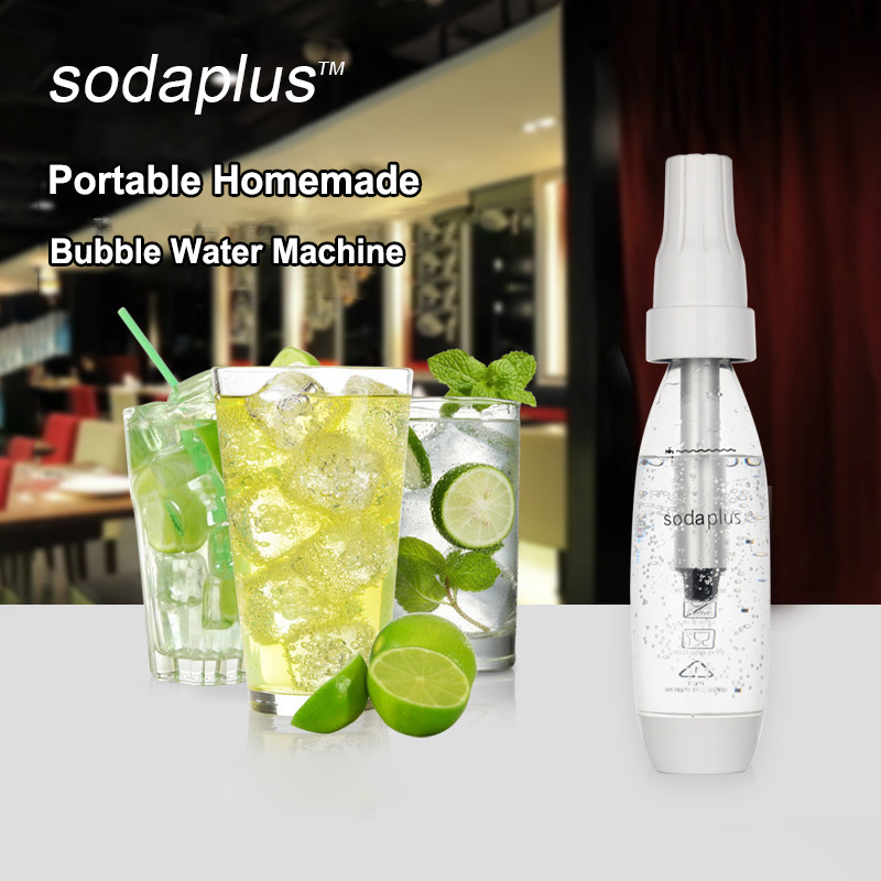 新しい 1000 ミリリットルポータブルソーダ水マシン DIY 自家製炭酸飲料マシンホームジュースソーダ製造機