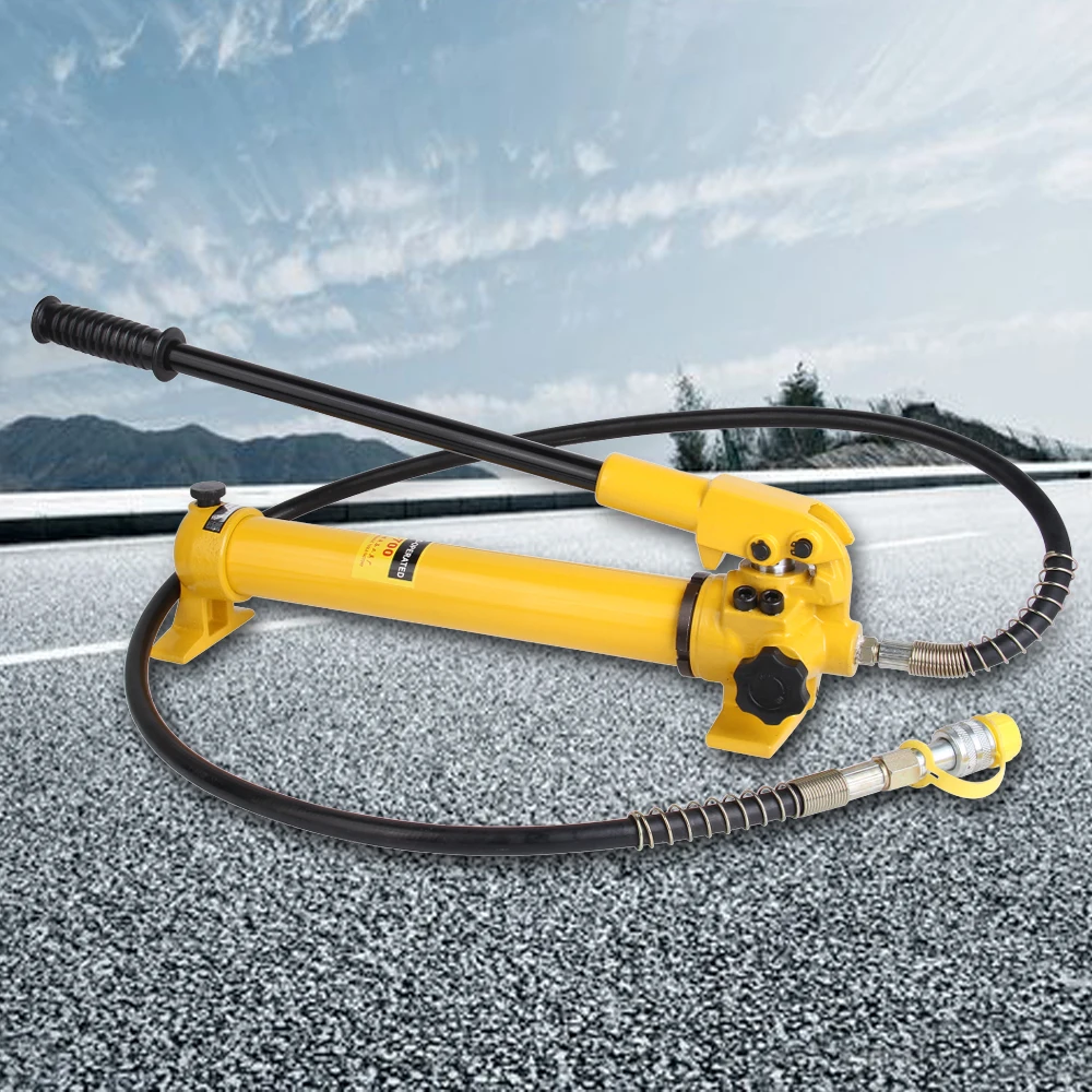 CP-700 油圧マニュアルポンプ、10トン油圧ラムシリンダー用10000PSI軽量油圧ハンドポンプ