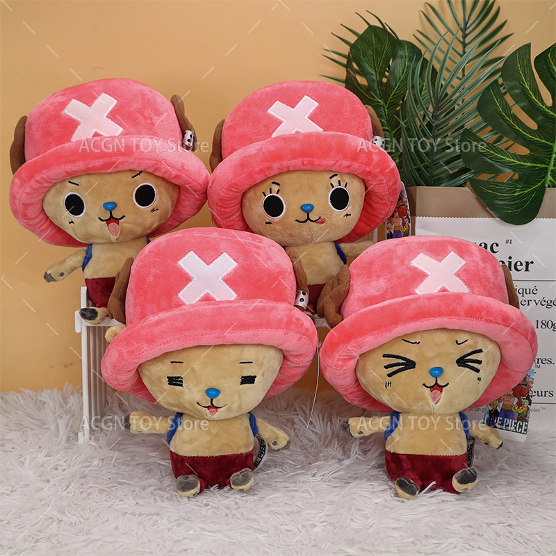 4 スタイルオリジナルワンピースぬいぐるみトニートニーチョッパーかわいい顔ぬいぐるみアニメ人形玩具漫画最高のギフト 24 センチメートル
