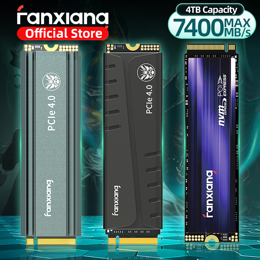 Fanxiang S660/S770/S880 SSD NVMe M2 PCIe4.0x4 1TB 2TB 4TB 内蔵ソリッドステートドライブ PlayStation5/PS5 デスクトップ SSD ハードディスク