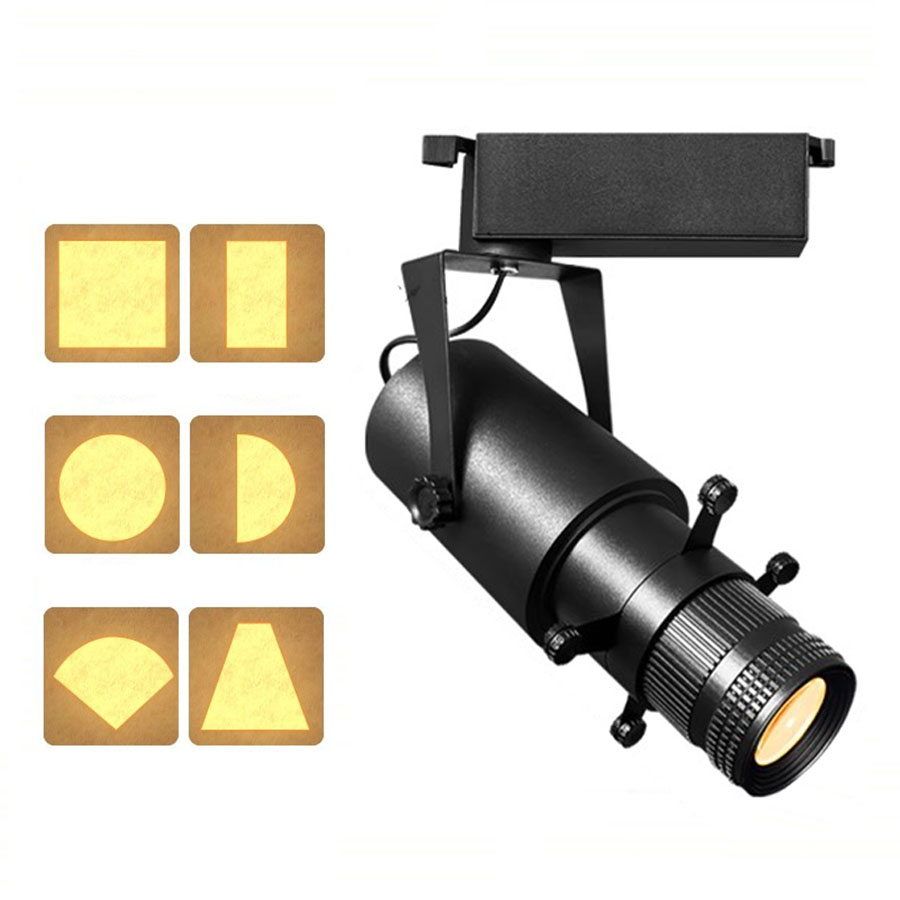10 ワット 20 ワット 30 ワット調節可能な絞り LED トラックライト COB LED 天井スポットライト博物館美術館書道絵画カッティングライト