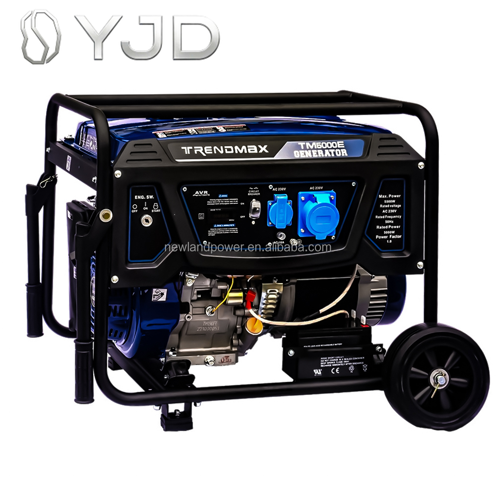 OEM カスタム 5KW 単相発電機 420cc 4 ストローク空冷エンジン自動速度 50/60Hz 周波数 EPA 利用可能な ATS