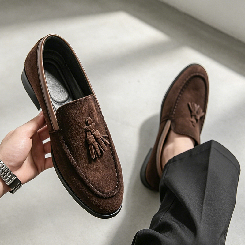 Spring Autumn Male Loafers New Large Size38-47 Casual Shoes Soft Sole  Men's Driving Shoes Fashion Slip on Flats Comfy Moccasins