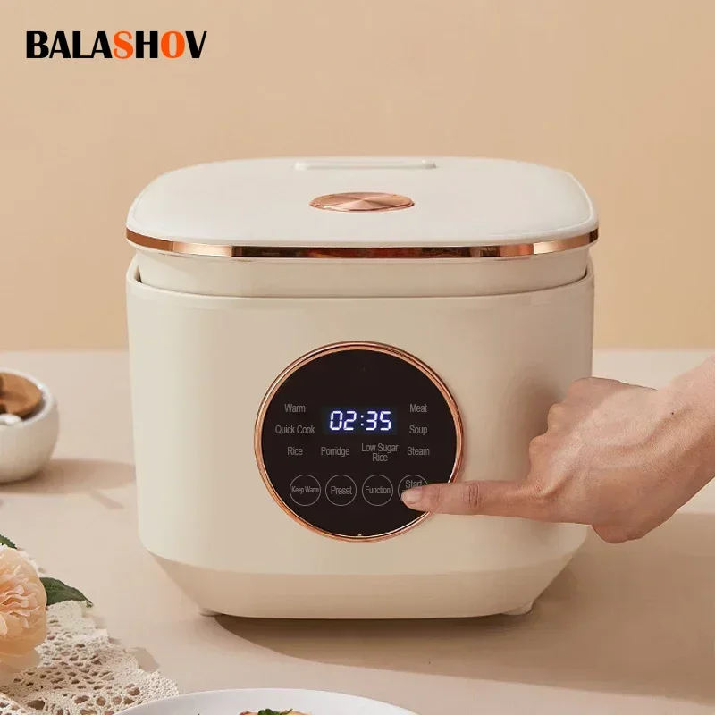 スマートミニ炊飯器 5L 多機能炊飯器 2-3 人ポータブル電気炊飯器テフロン加工ポットキッチン家庭用調理機