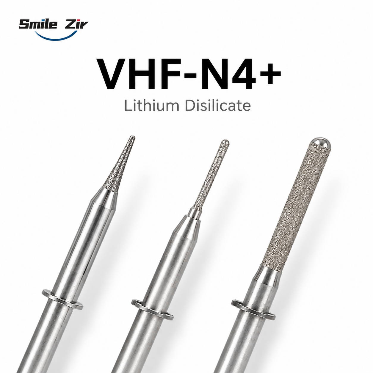 VHF N4 フライスバー二ケイ酸リチウム 0.6 1.0 2.4 ミリメートルガラスセラミック Emax D3 CAD CAM カッター実験室フライス工作機械