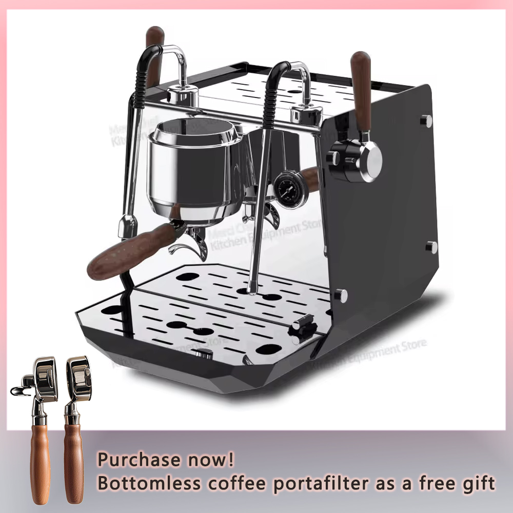 ホーム/商用エスプレッソコーヒーマシン0.5L 1L Boliers PID温度制御接続外部水源LEDスクリーン2400W