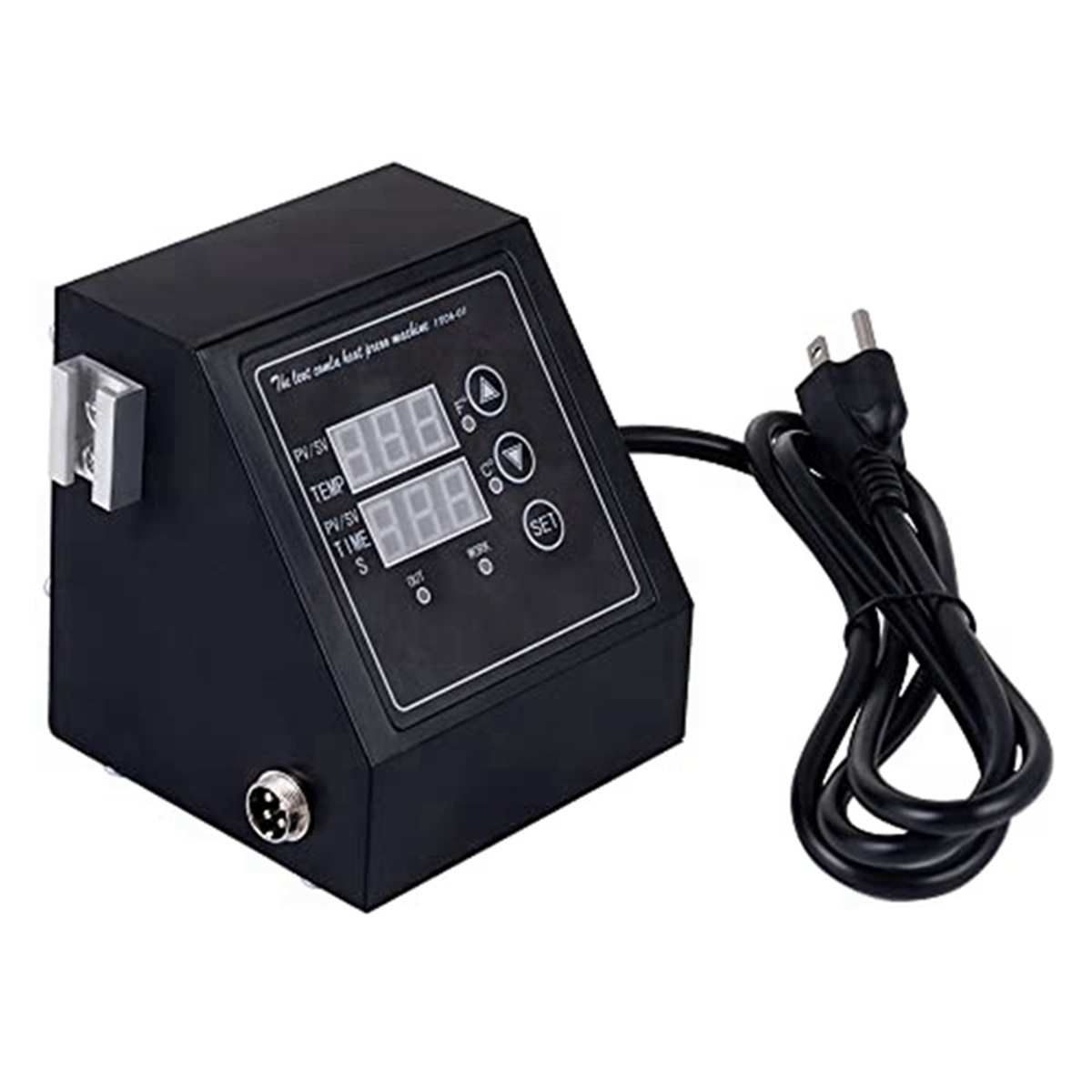ヒートプレスコントロールボックス交換用デジタルパネルアクセサリーマシン 1400W 温度コントローラー 110V 米国プラグ