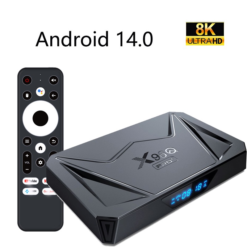 スマート TV ボックス X96Q プロ Android 14.0 8K BT Wifi6 オクタコア Allwinner H728 メディアプレーヤーセットトップボックスホーム Android TV ボックス
