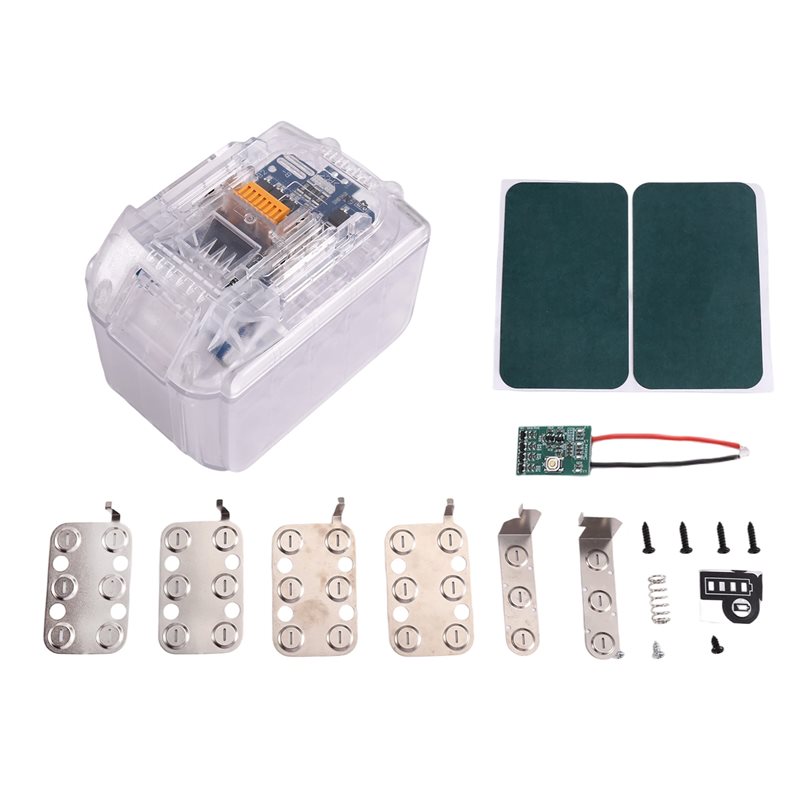 BL1850 電動工具互換 15 コア 18650 バッテリー収納ボックスケース 4MOS 3 合金保護ボード