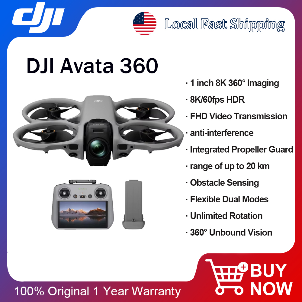 DJI Avata 360 ドローン 1 インチ 8K イメージング デュアル モード 360°