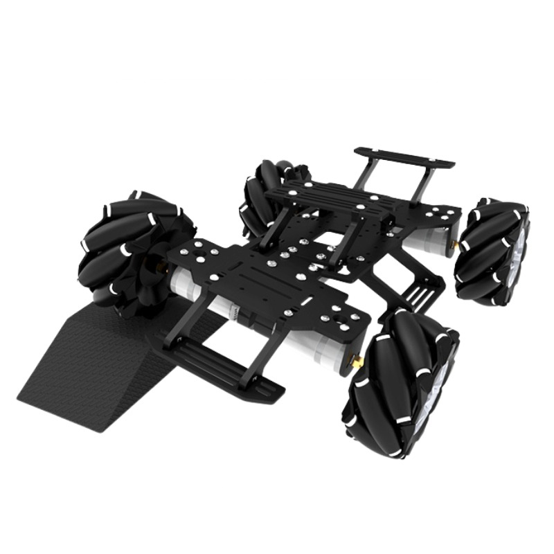 RC カーシャーシ 12V エンコーダモーターサスペンション 4WD メカナムホイール Arduino ロボット DIY キットラズベリーパイプログラマブルロボット