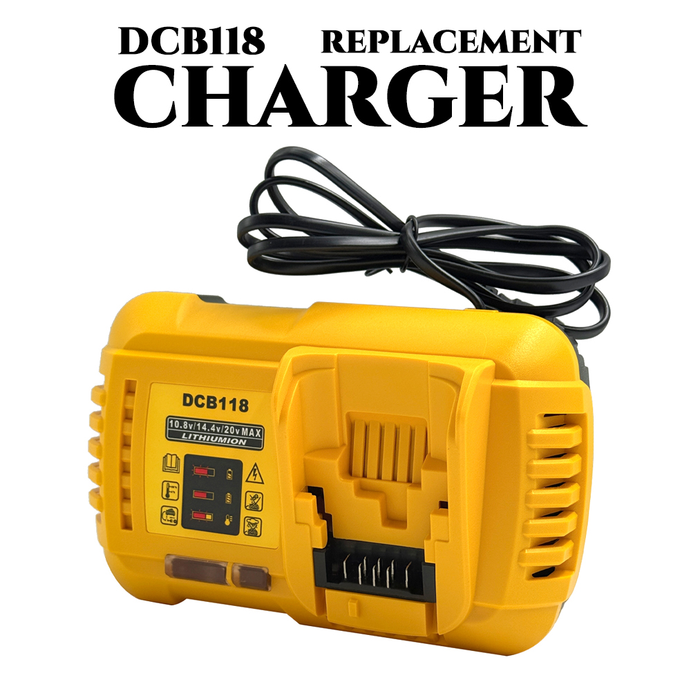 DCB118 急速充電器充電 4.5A DeWalt リチウム 10.8V 12V 14.4V 20V 最大 60V バッテリー DCB101 DCB200、