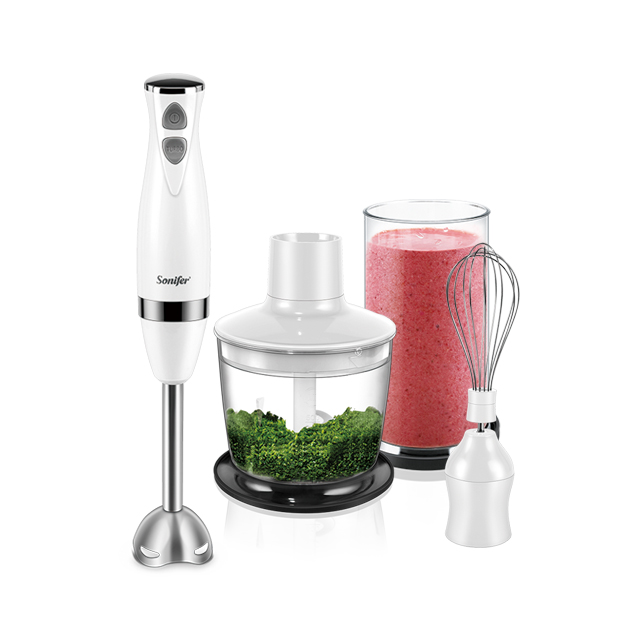 Sonifer SF-8044 キッチン家電 2 スピード 600 ミリリットルプラスチックカップ 3 で 1 チョッパー泡立て器多目的ハンドブレンダー電気