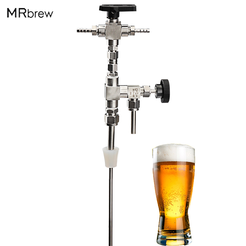 逆圧ビール瓶フィラー、自作ビール銃、ビール用ステンレス鋼食品グレード瓶詰め杖