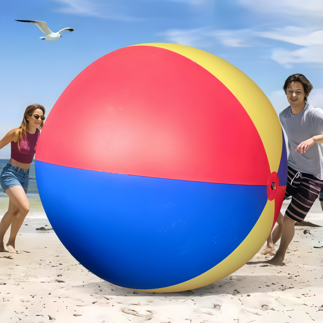 New Outdoor Gmaes Fun Toys Giant Outdoor Beach Ball Colorful PVC Inflatable Ball for Lawn Games School Fun Family Activities