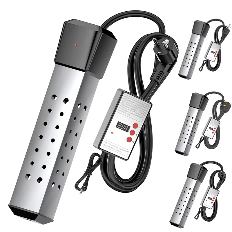 2000 ワット電気ヒーターボイラー水加熱要素設定温度ポータブル浸漬サスペンション浴室スイミングプール EU プラグ