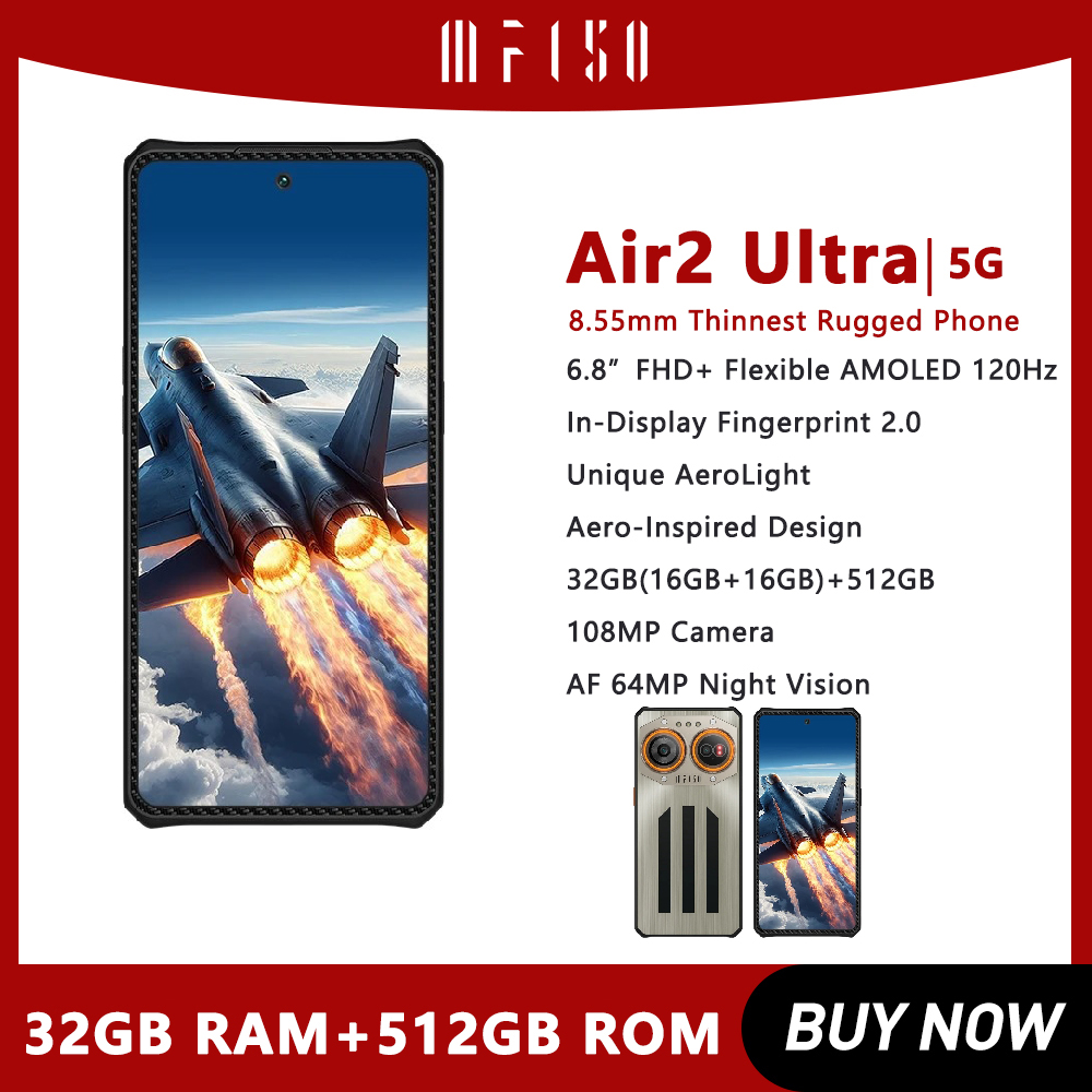 IIIF150 Air2 ウルトラ 6.8 ''FHD 頑丈な Phone120Hz フレキシブル AMOLED スクリーン 16 ギガバイト 512 ギガバイト 108MP カメラ 5 グラム超薄型携帯電話