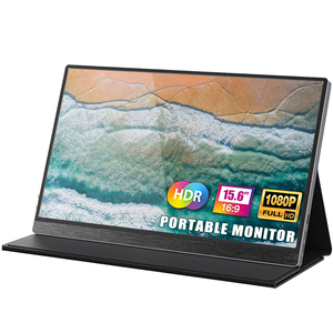 15.6インチ FHD 1080P HDR ポータブル ゲーム モニター IPS USB-C スクリーン エクステンダー 内蔵スピーカー (60Hz)