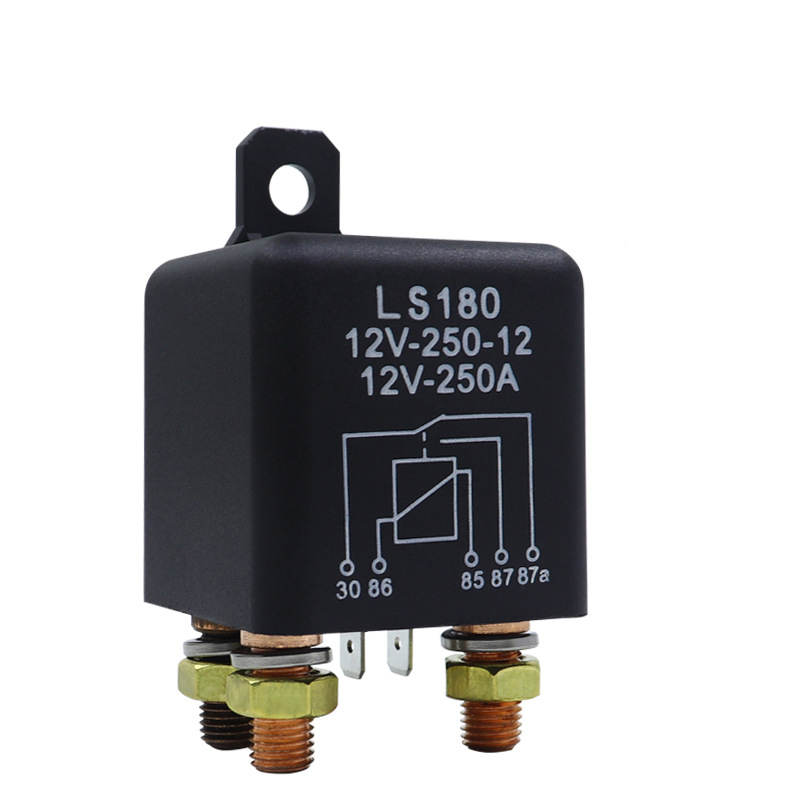 200A 250A ハイパワーリレー 5P スターティングリレー 12V 24V 電源自動車大電流スタートリレーカーリレーモジュラーリレー