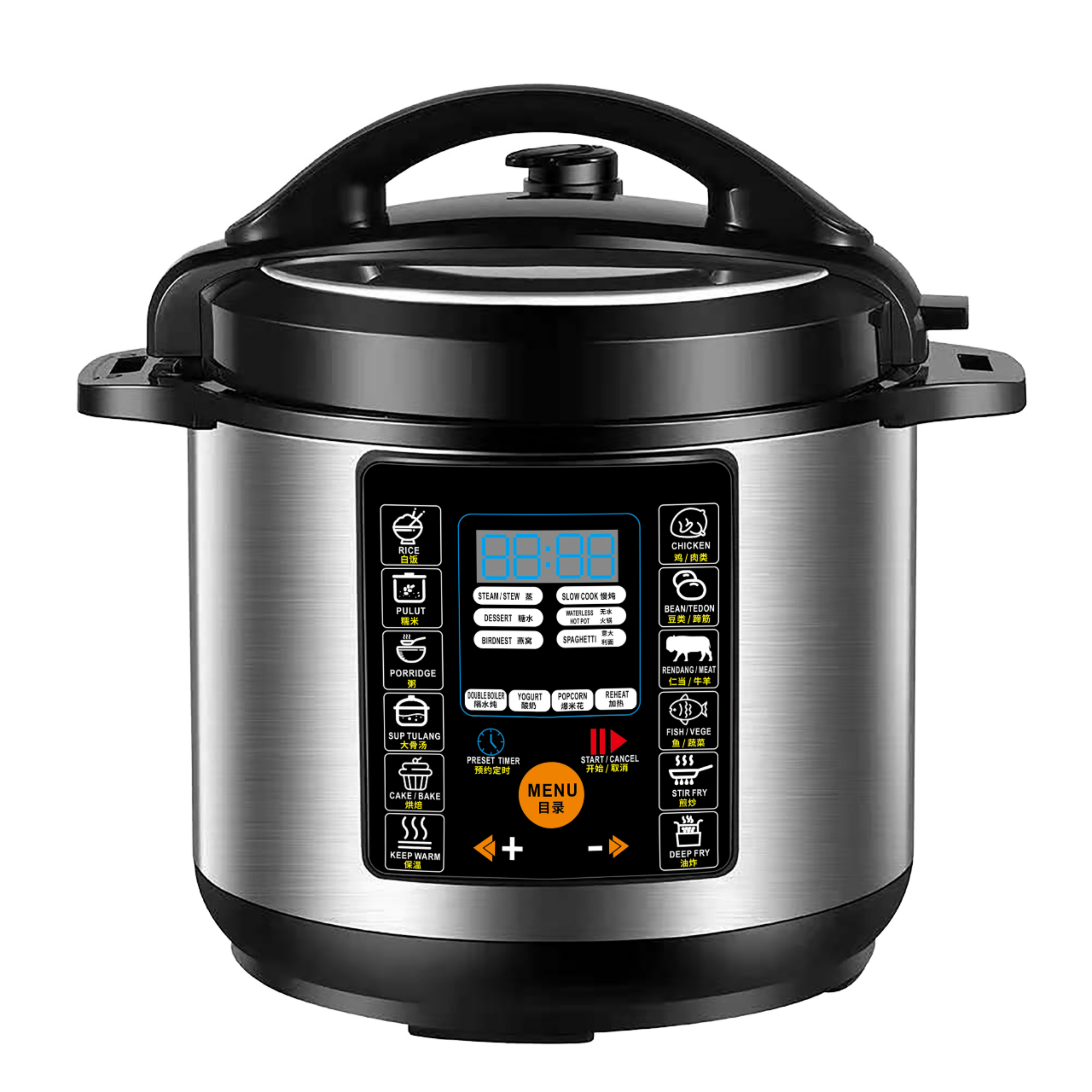 17-in-1 電気圧力鍋 6L ステンレス鋼多機能プログラマブルデジタル制御家庭用ホテル用炊飯器