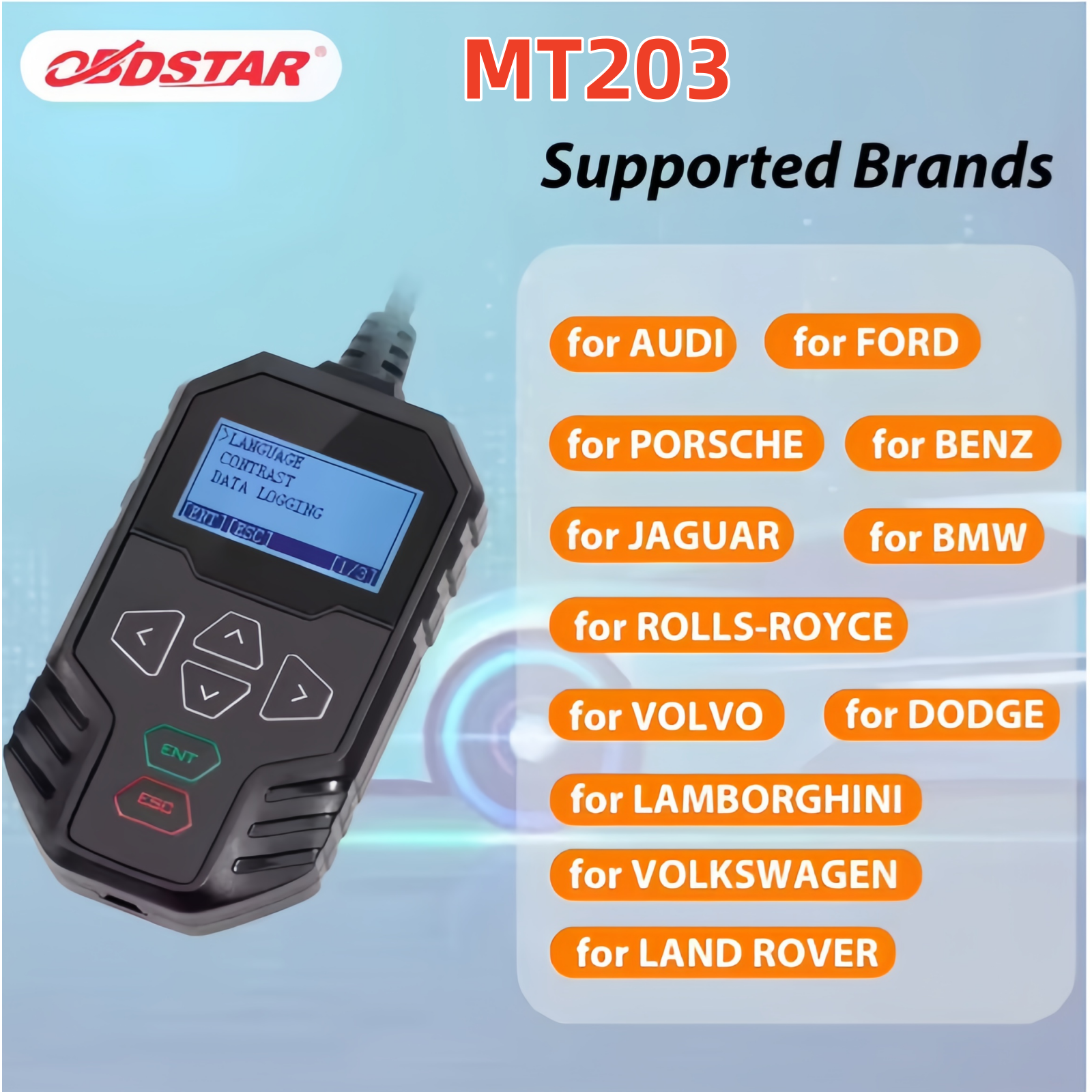 OBDSTAR MT203 CAN ドライバー/ゲートウェイ シミュレーター サポート CAN ドライバー