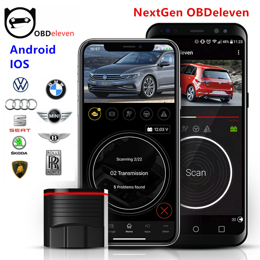 オリジナル NEXTGEN OBDeleven BMW/VAG グループ IOS/Android サポート VW ポロゴルフフォルクスワーゲン/アウディ A3 A4 /シート/シュコダ/BMW