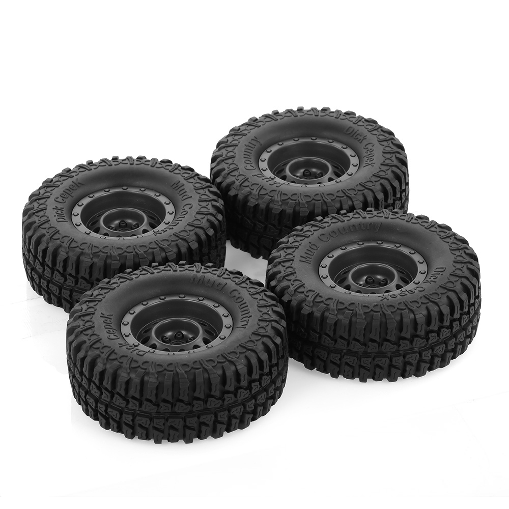 4 個 AUSTAR 100 ミリメートル 1.9 インチリムゴムタイヤタイヤホイール交換 TRX HSP Redcat RC4WD タミヤ Axial SCX10 D90 HPI ロック用