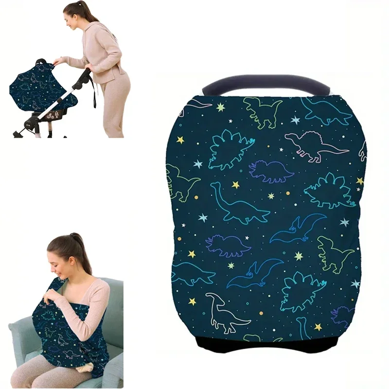授乳カバー ベビーカーシートカバー 幼児用カーシートキャノピー 多用途ベビーカー ハイチェア ショッピングカート キャリアカバー
