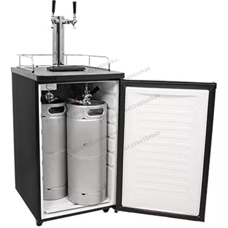 デジタル ディスプレイ ダブル タップ中国ビール ディスペンサー Kegerator ビール クーラー樽