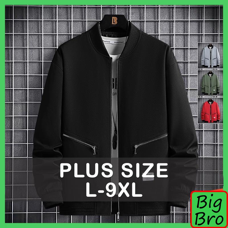 プラスサイズの男性ジャケット 7XL 8XL 9XL ボンバージャケットジッパーコート男秋冬アウター 점퍼 Chaquetas Hombre Jaqueta De Masculino