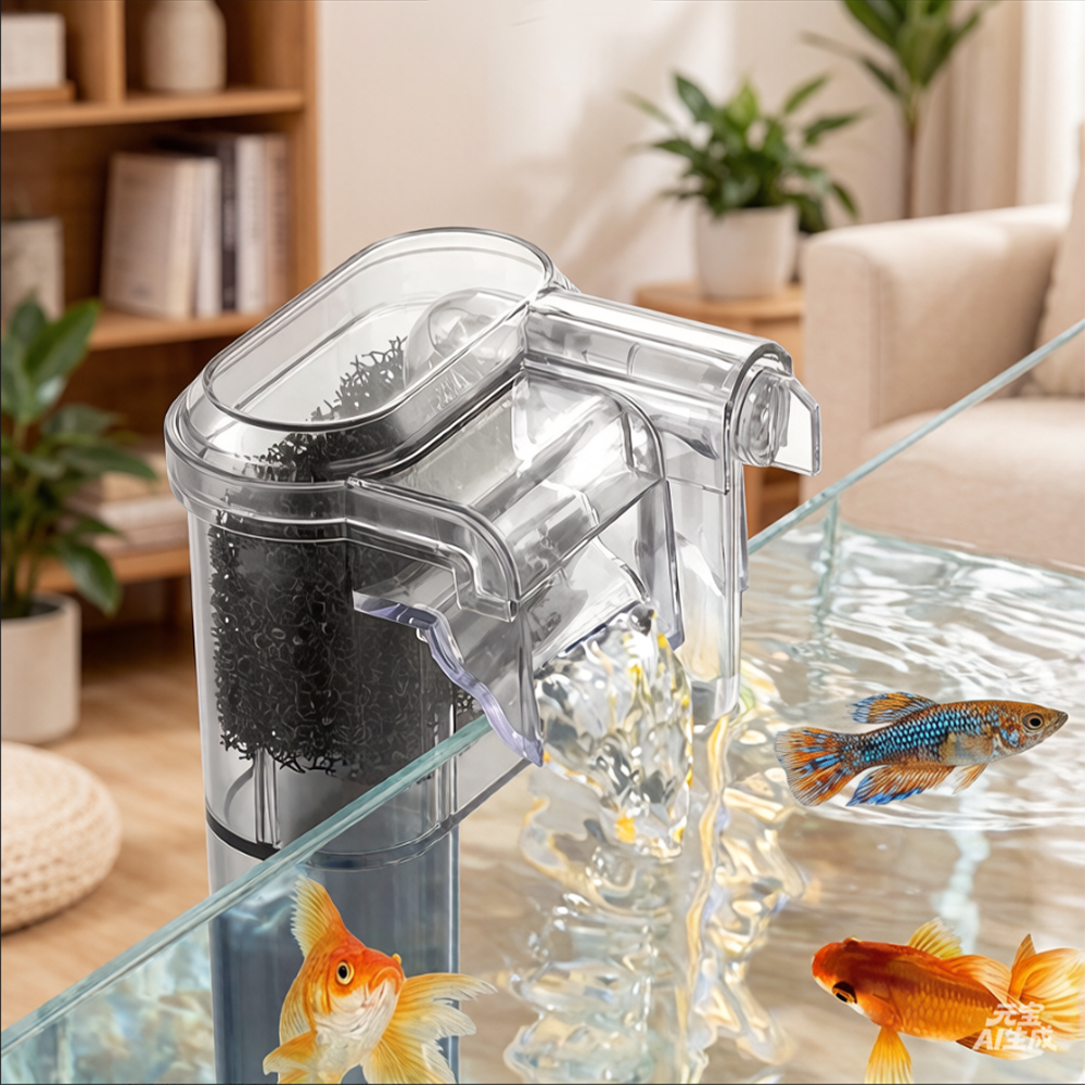 新しい水槽用吊り下げフィルター ミニフィルター USB 2.5W 250H/L 30cm以下の水槽、水族館に最適