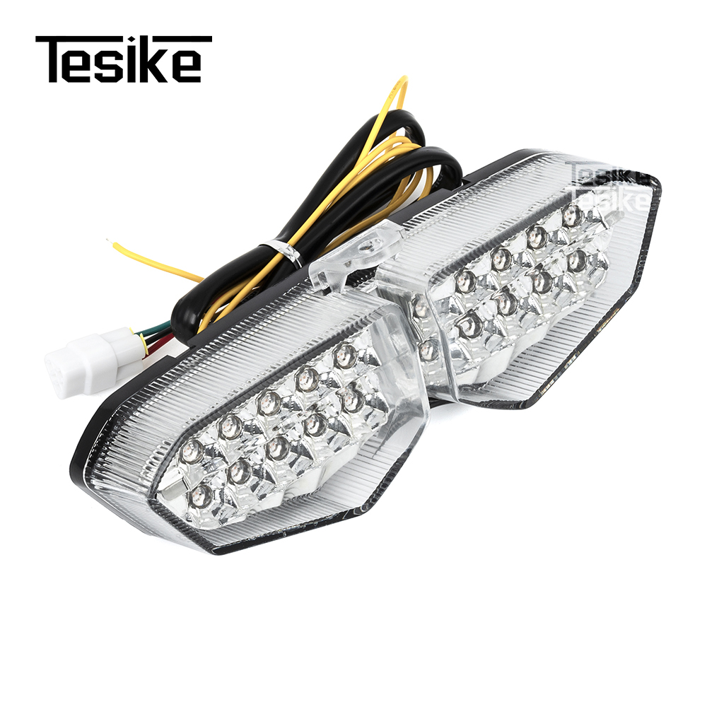 リアブレーキテールライトオートバイ LED テールライトヤマハ YZF R6 2003-2004-2005 YZF R6S 2006-2007-2008 XTZ1200