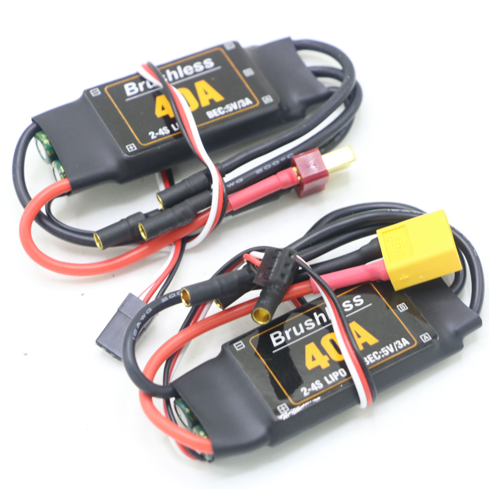 ブラシレス 40A ESC スピードコントローラー 2-4S 5V 3A UBEC 付き RC FPV Quadcopter RC 飛行機ヘリコプター用