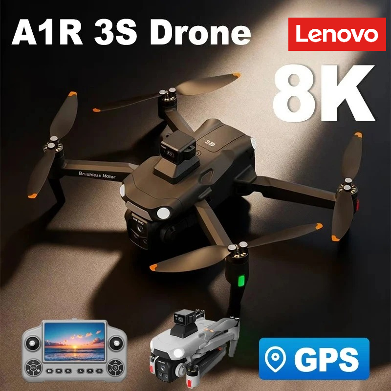 レノボ A1R 3S GPS ドローン 8K プロフェッショナルブラシレスモーターレーザー障害物回避折りたたみ Quadcopter 空中光学 RC おもちゃ