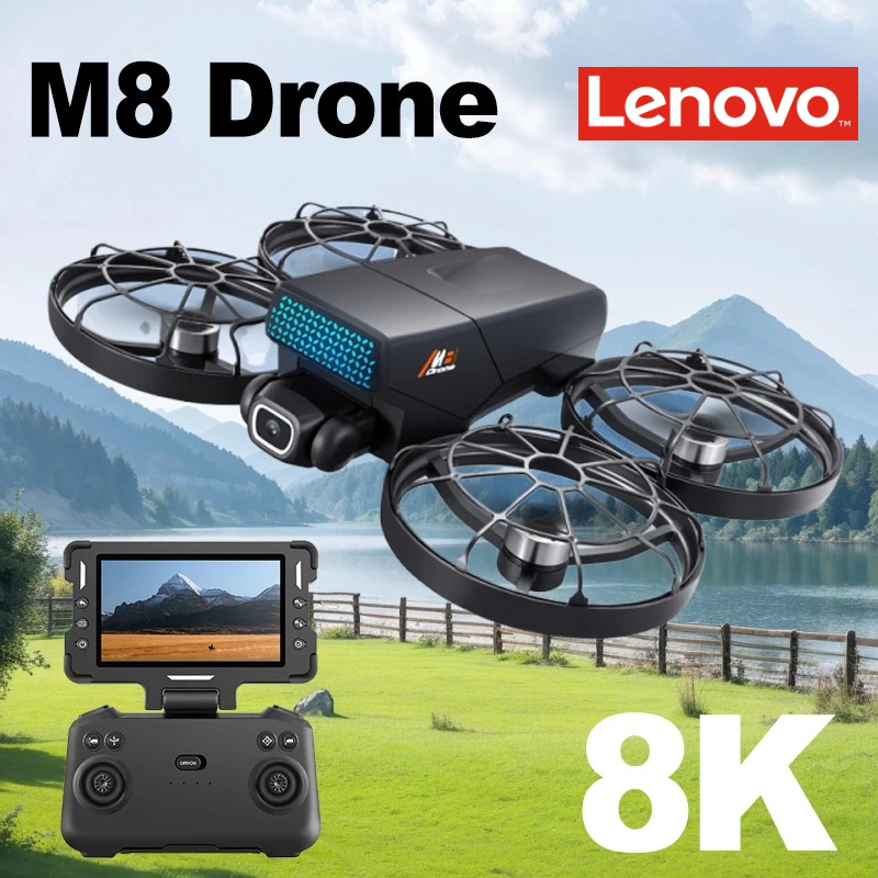レノボ M8 ドローン 8 18K プロフェッショナル GPS HD カメラドローン 5 グラム WIFI ブラシレスモーターオプティカルフローホバリング折りたたみ Quadcopter おもちゃ
