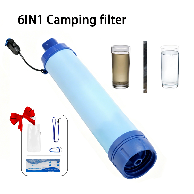 アウトドア キャンプ 緊急用浄水器 アウトドアライフ 緊急用ろ過 直飲み個別浄水器 Steriliza