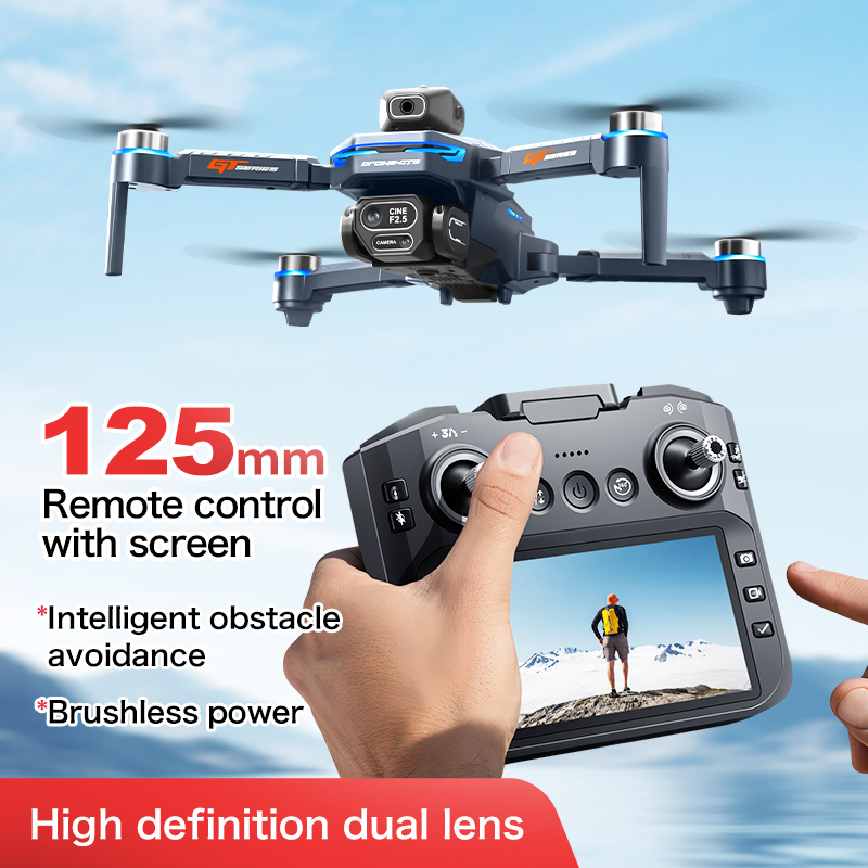 新しいホットセール GT8 ドローン 4K プロフェッショナル HD デュアルカメラ 8K Dron ブラシレスモーター 5G WIFI FPV 折りたたみ式 RC Quadcopter ヘリコプター 2026