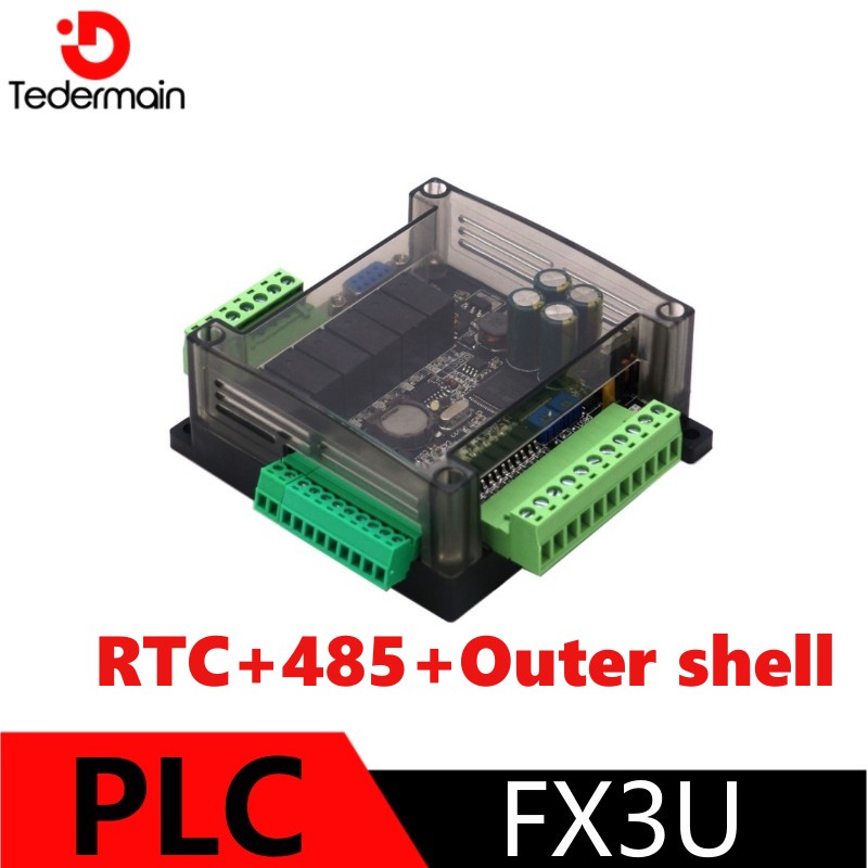 PLC FX3U-14MR FX3U-14MT FX3U-24MR FX3U-24MT FX3U-48MR FX3U-48MT FX3U-30MR FX3U-32MT FX3U-56MR FX3U-56MT 内蔵 6AD2DA RS485RTC