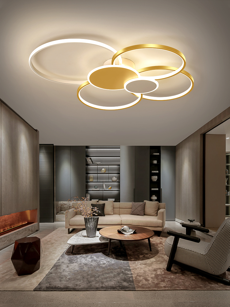 Modern Led Ceiling Lamp Acrylic Plafond Chandelier Pendant Light Living Dining Room Fixture Decorate Minimalist Nordic Luminaire