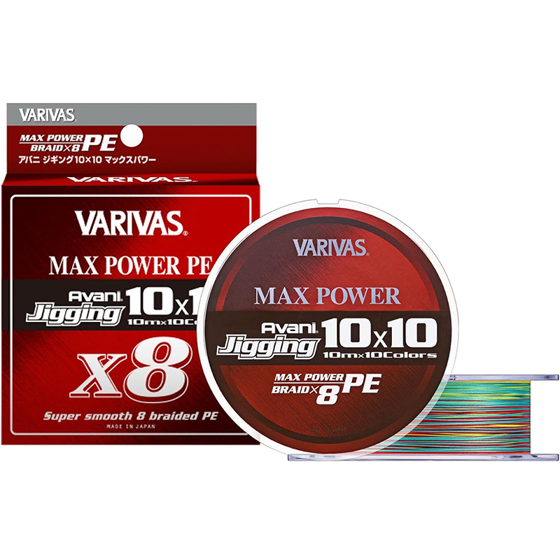 VARIVAS 300 メートル Avani ジギング編組 PE 釣り糸 10 × 10 超強力 8 ストランドジギングトローリング深海釣り