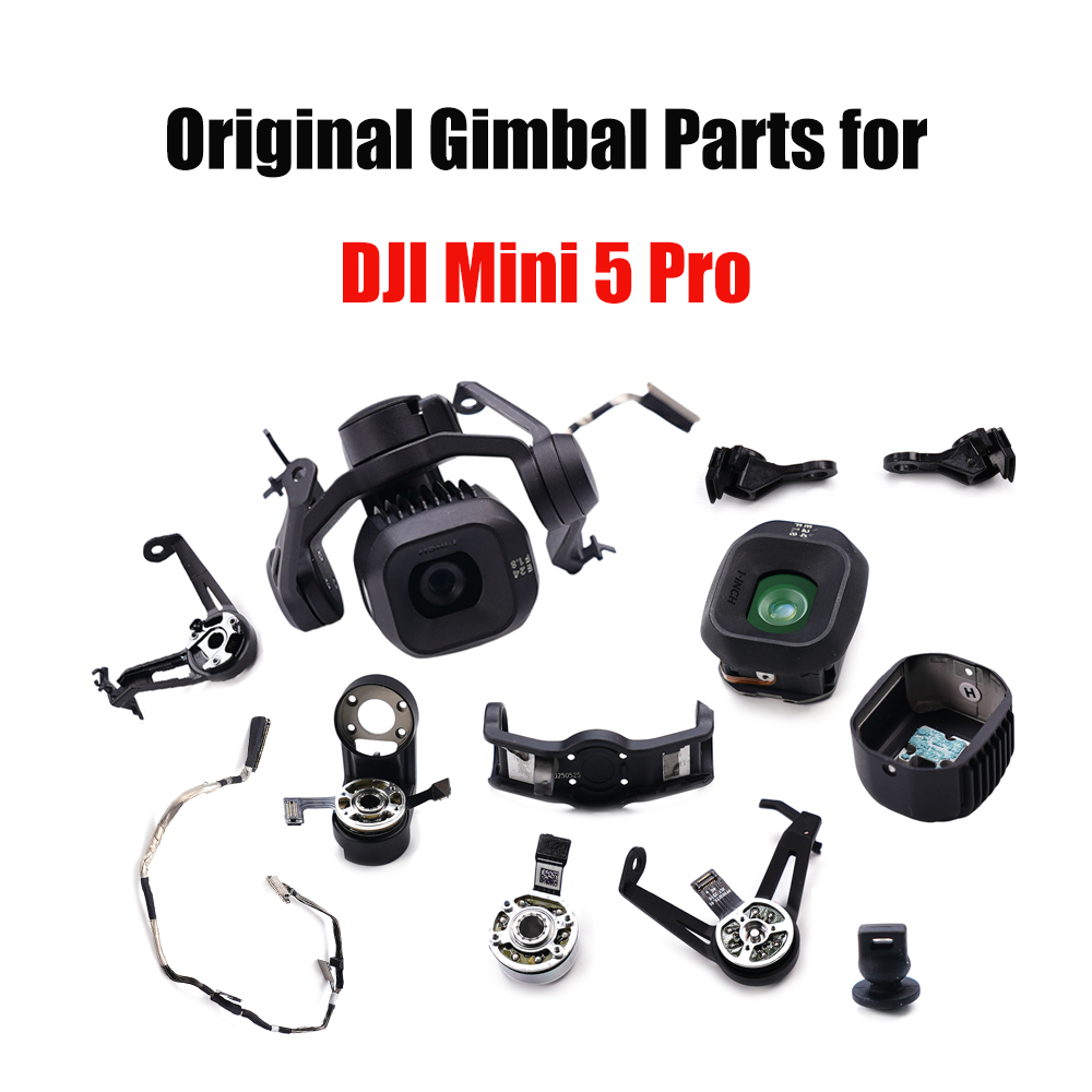 オリジナルジンバル修理部品 DJI Mini 5 Pro ジンバルカメラ/信号ケーブル/ヨーロールモーター/ダンピングラバー/レンズガラス/