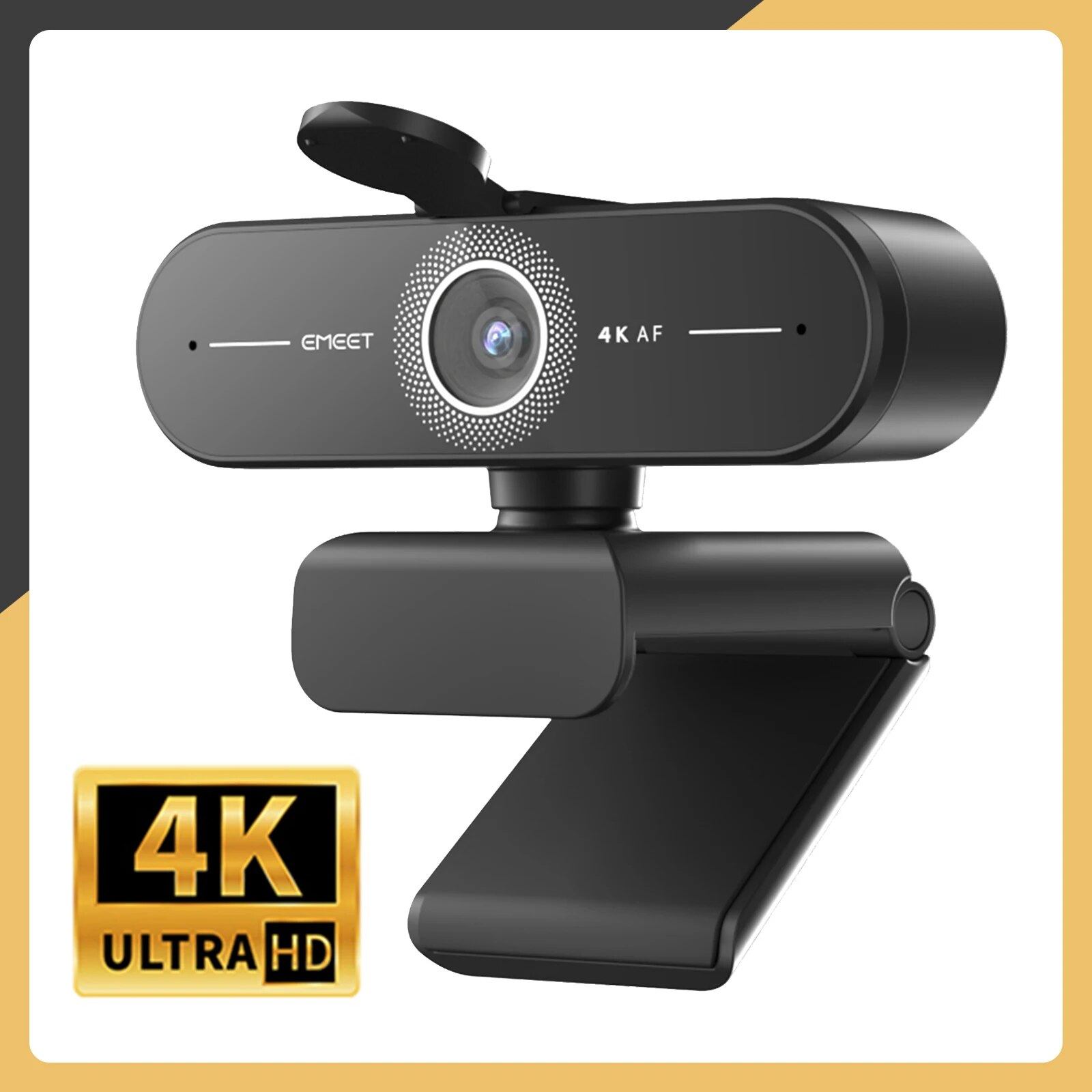 4K ウェブカメラ 1440P 2K ウェブカメラ 1080P EMEET C60E オートフォーカス USB コンピュータカメラリビング/ビデオ通話/会議用