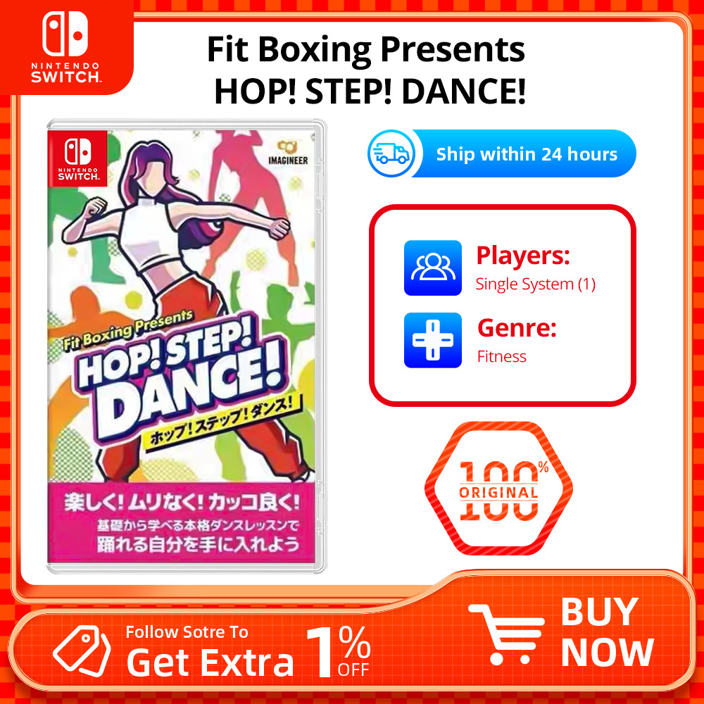 ホップ！ステップ！ダンス！ - Nintendo Switch ゲーム セール オリジナル ゲーム カートリッジ 物理カード サポート テレビ 卓上 ハンドヘルド