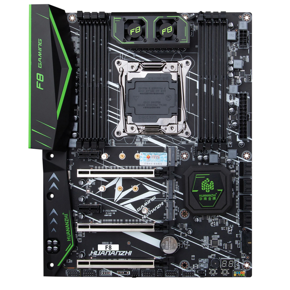 Huanazhi X99 F8 マザーボードインテル LGA2011-3 8-CH DDR4 SATA3.0 DDR4 2133MHz