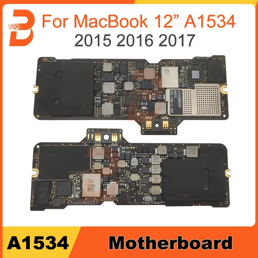 オリジナルマザーボード Macbook 12 "A1534 ロジックボード 820-00045-A 820-00244-A 1.2 1.3 1.4GHz 256 ギガバイト 512 ギガバイト 2015 2016 2017 年