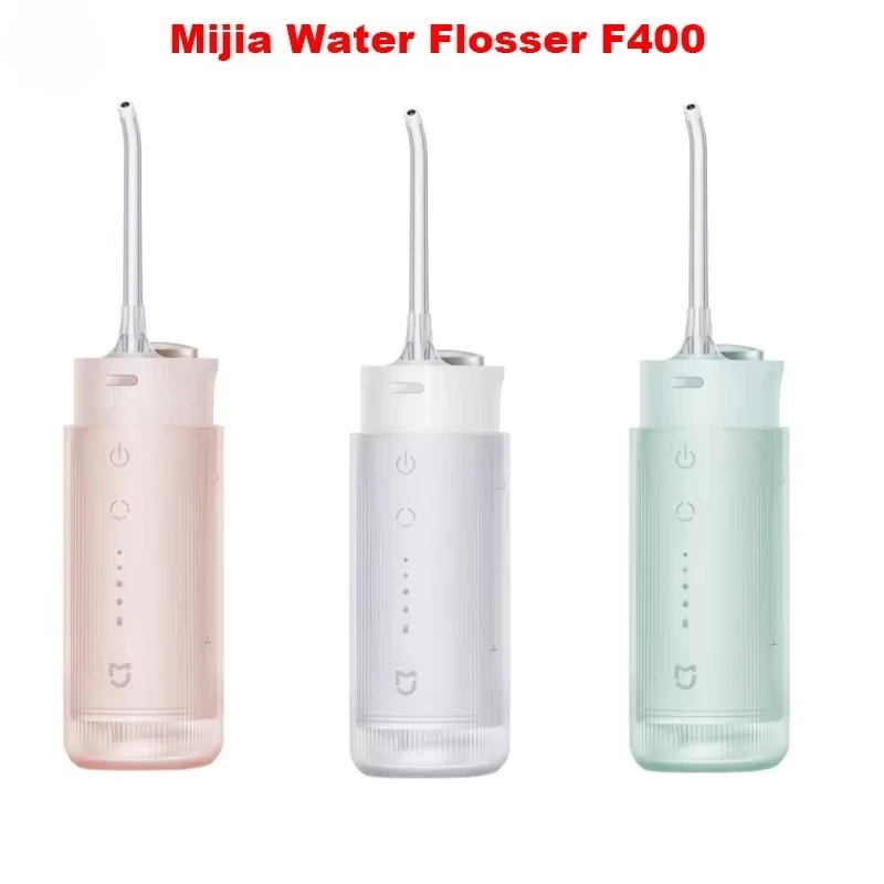 新しい MIJIA 電動口腔洗浄器 F400 ポータブルウォーターフロッサー 200ML 4 モード歯ピッククリーナー Waterpulse Xiaomi Mijia