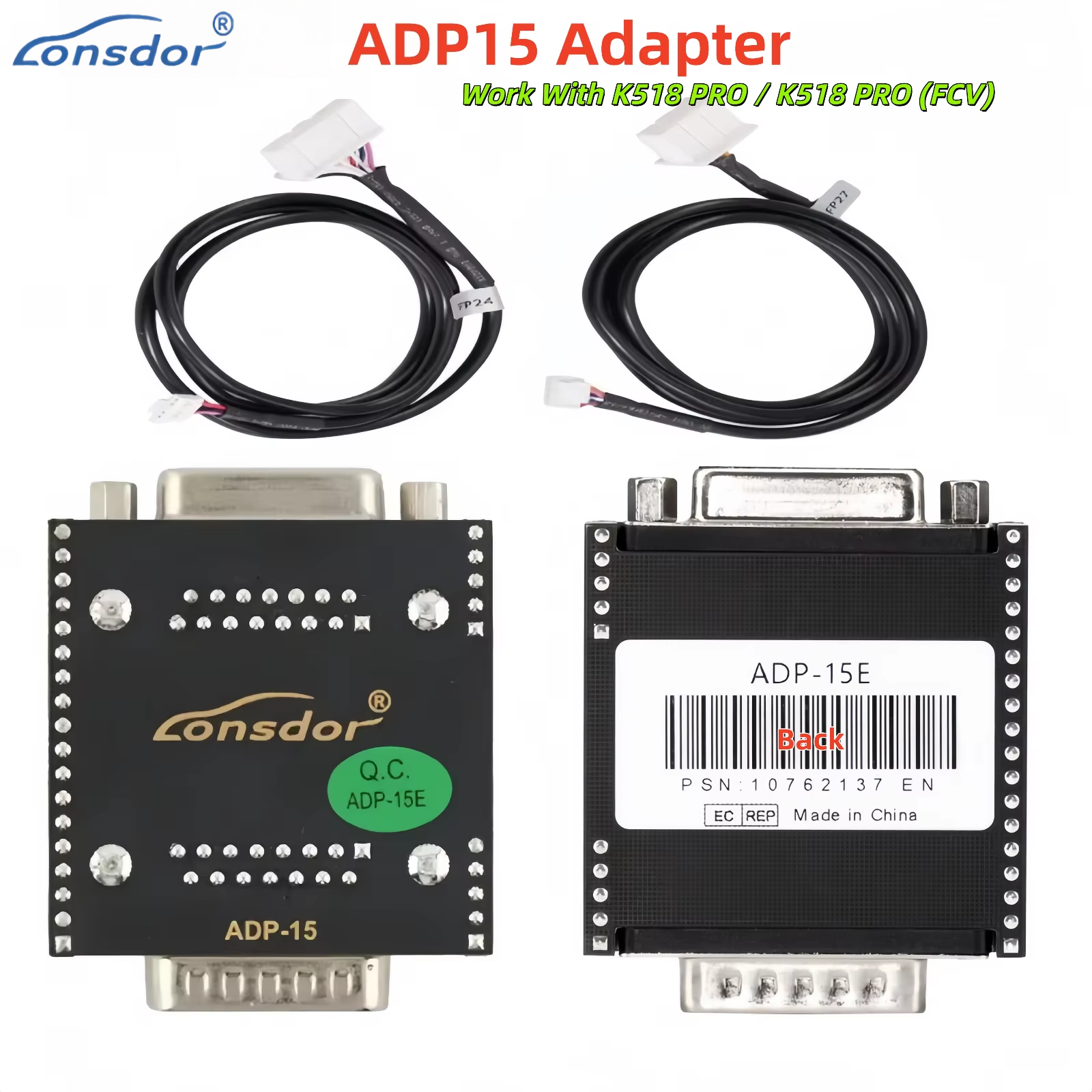 トヨタ・レクサス用 Lonsdor ADP-15 ADP15 アダプターは、K518 Pro および K518 FCV で動作します