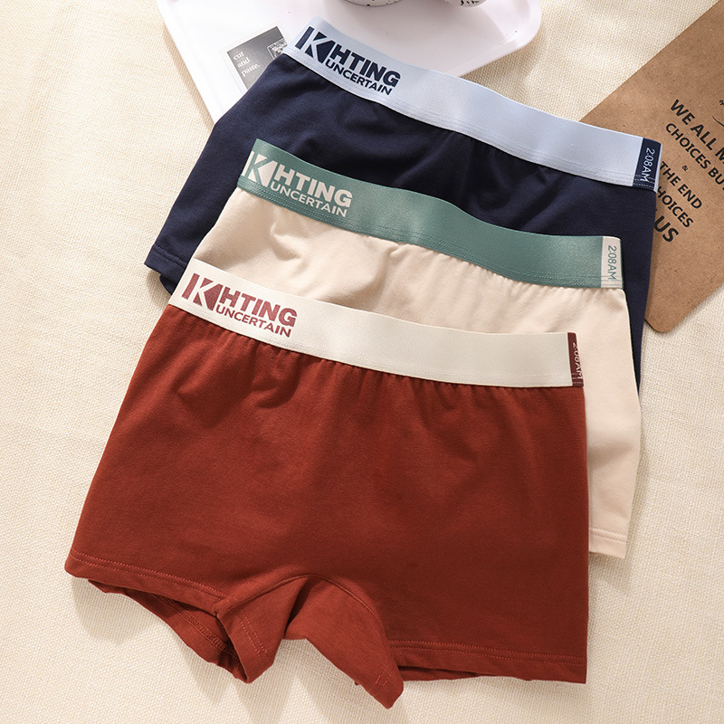 綿の女性のパンティー下着女性の下着女性通気性抗菌 Boyshorts ブリーフセクシーなショーツ学生ボクサー
